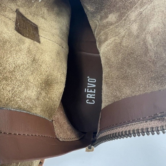 Crevo Brown Suede Ankle Boots - Picture 9 of 12